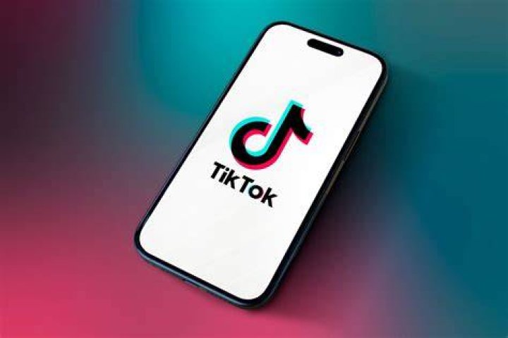 TikTok logo on a phone screen.